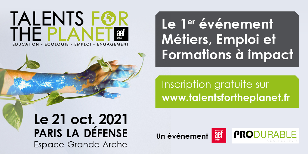 Idexgroupe's tweet photo. #Recrutement Vous cherchez 1 job ou 1 formation à impact ? Venez nous rencontrer au salon Talent for the planet à l’Espace Grande Arche le 21 octobre pour découvrir nos métiers liés à la #transitionénergétique
https://t.co/8Sly4wLWh2

 #écologie #conference #emploi #formation https://t.co/J2qMtLPYB9