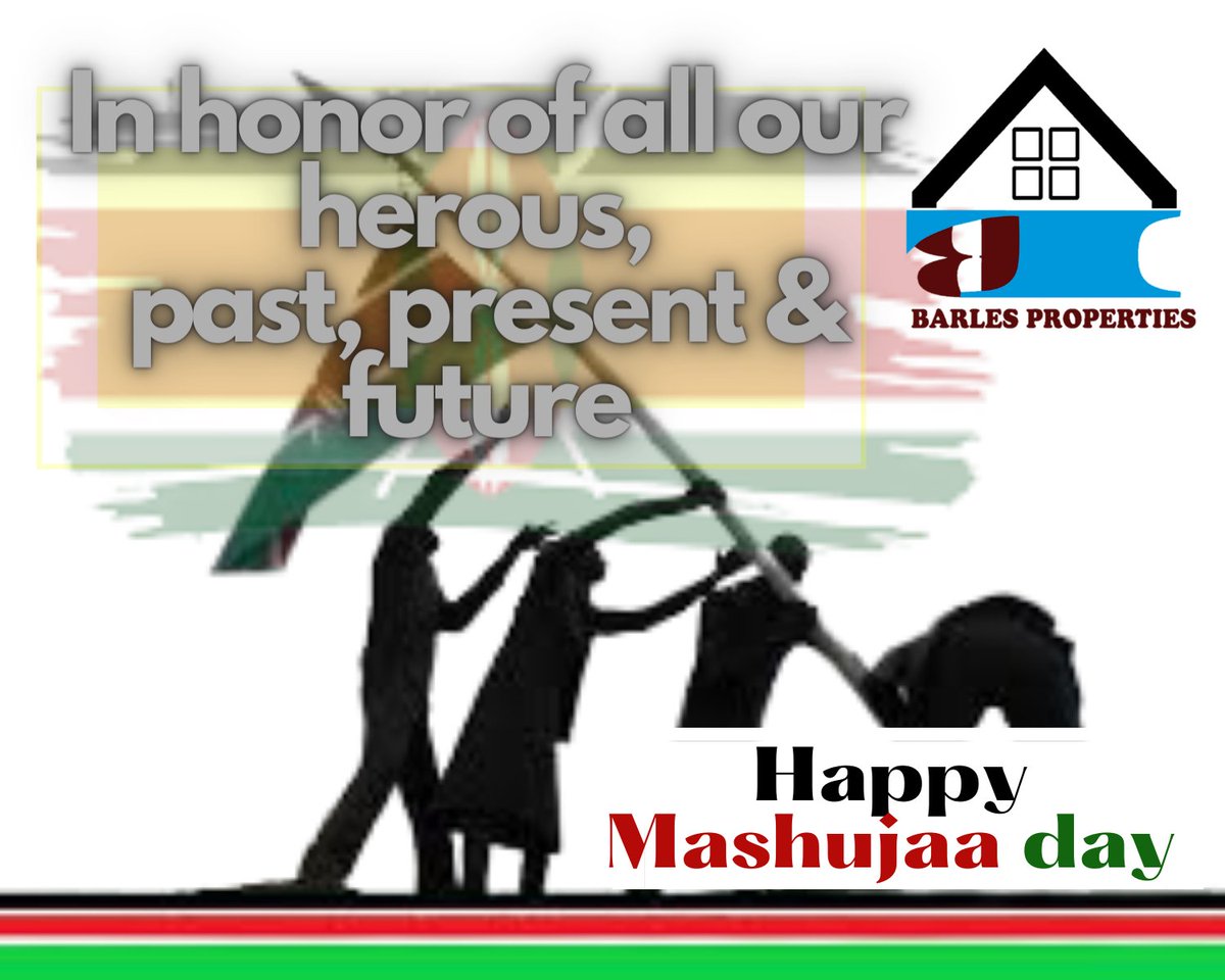 BarlesKenya's tweet photo. Barles Properties fraternity wishes you all a Happy Mashujaa Day!

#MashujaaDay2021 
#MashujaaDay 
#TwashangiliaShujaa https://t.co/TkEDnhQbsr