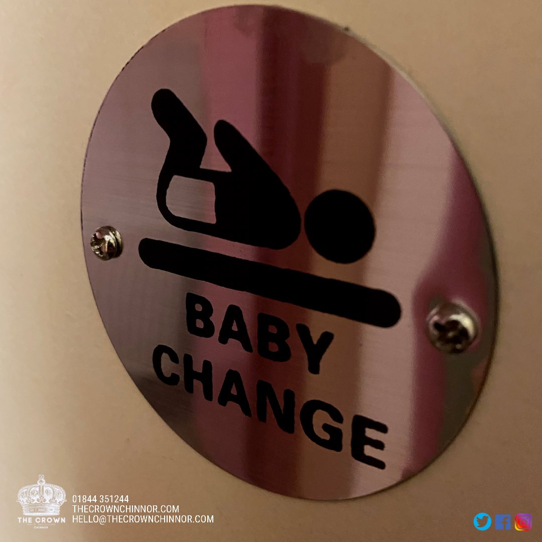 thecrownchinnor's tweet photo. Another new addition here at The Crown. After lots of demand and requests, we now have baby changing facilities! 👶🏼 🍼👍🏽⭐️👑 #bambino #babychange https://t.co/vDK8SXWPKU