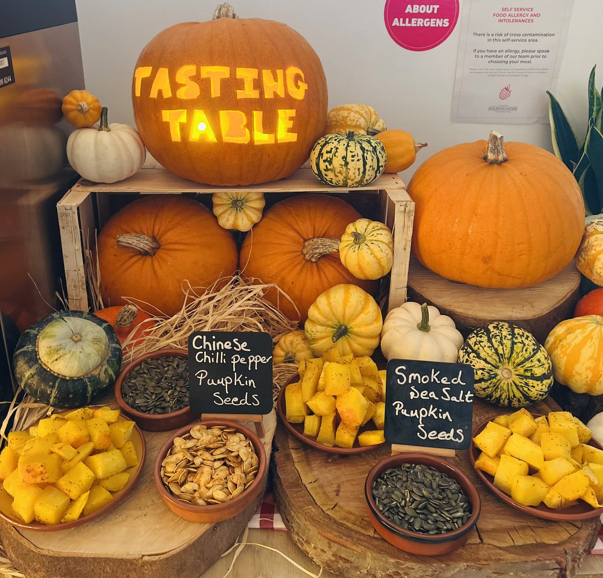 holroyd_at's tweet photo. Pumpkin 🎃 tasting table today #Autumn @TrinitySeniorSc @DartFresh @howe_sw @HolroydHowe @isaschools https://t.co/90R3HM3eXi