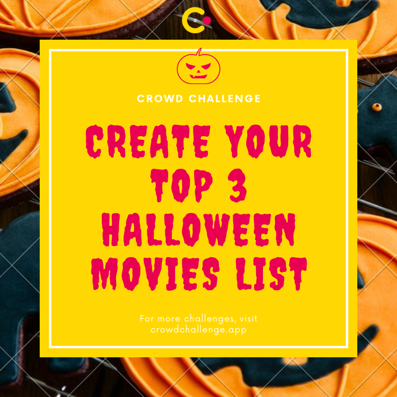 crowdc_app's tweet photo. Our first spooky challenge is an easy one! 👻
Share your Halloween movie list in the comments below! The scariest list wins this week's challenge 🕺

#halloween #spooky #halloweenchallenge #halloweenmovie https://t.co/df8ixzOmVi