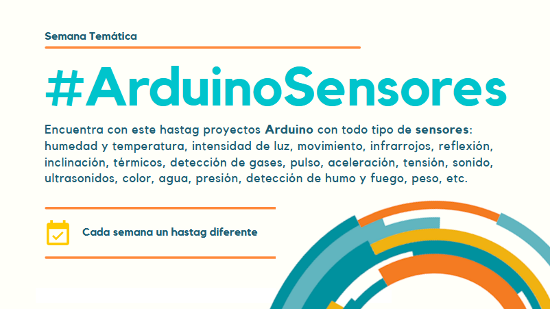 portalarduino's tweet image. SEMANA TEMÁTICA: esta semana #ArduinoSensores
Cada semana un hastag diferente en Twitter para encontrar toda clase de proyectos con Arduino.
Una iniciativa de PortalArduino.com