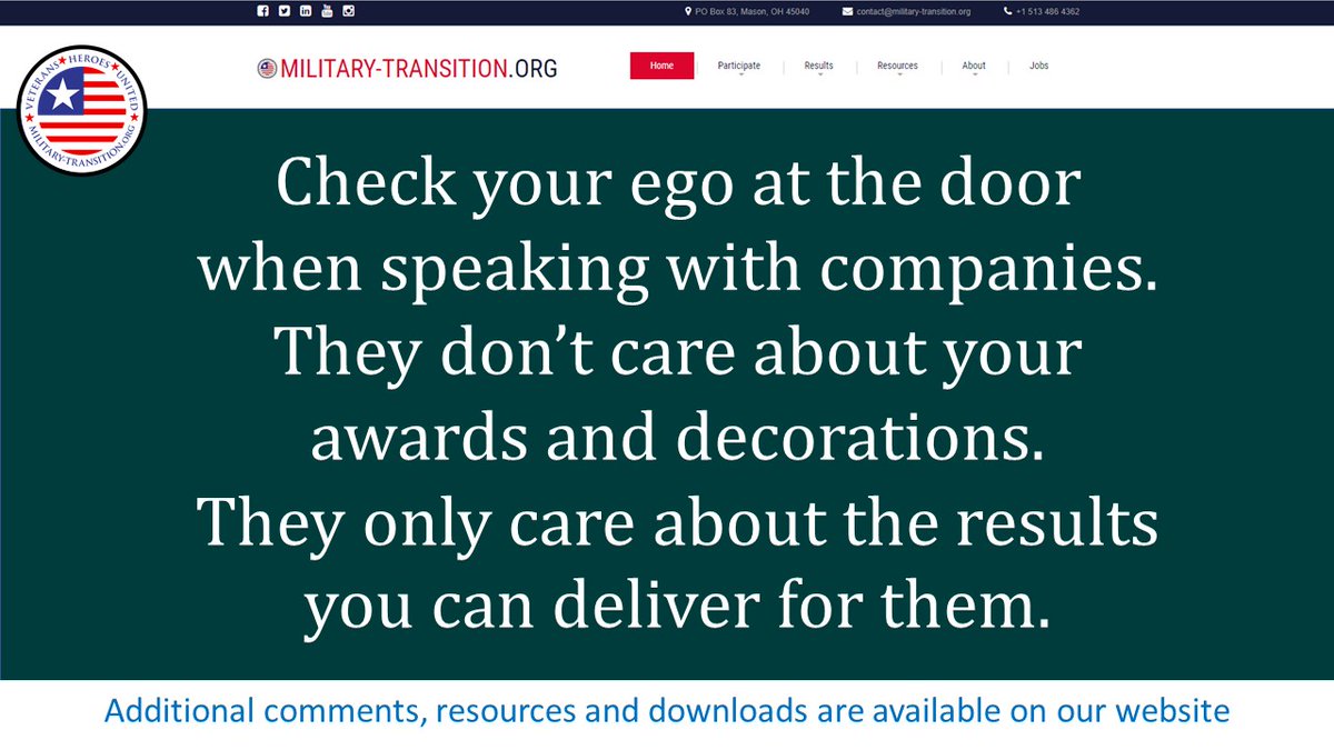 miltransurvey's tweet photo. #MilitaryTransition advice  
https://t.co/0HYbdkydIE
#MilitarytoCivilian #DD214 #veteran #veterans #VeteransHelpingVeterans #VetsHelpingVets #Vets4Vets #transitioningmilitary #infintehero #MilitaryStream #Jobs4Veterans #Jobs4Vets #MilTransition #MilitaryTalent https://t.co/2AdGPgSsmG
