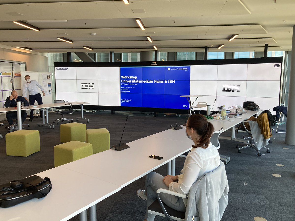 hlthhack's tweet photo. Weiter geht es mit den Innovationen an der @UnimedizinM und den Vorbereitungen für den nächsten @hlthhack mit #IBM #UKSH @ChariteBerlin uvm. vom 15-17.9.2022 - heute geht es um die Weiterentwicklung unseres #Appkosmos #pflegeanamnese #messenger #ambulanzaufnahme @IBMWatson https://t.co/CzVP4AthUE