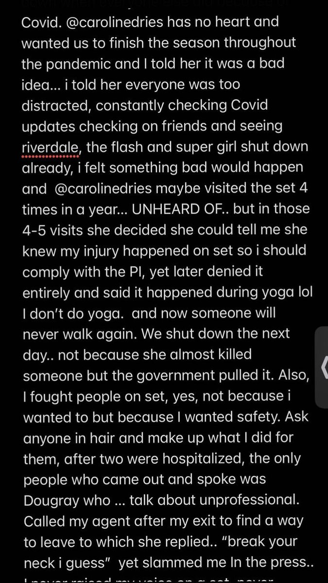 theeSNYDERVERSE's tweet photo. This is horrifying to read. They put Ruby Rose through actual hell. WB leadership is a cesspool https://t.co/8JSPPgzg3M