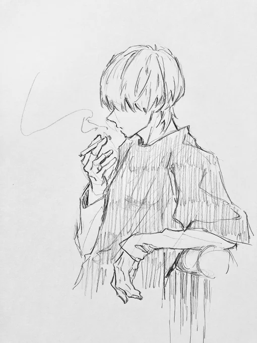 相互さんがかっこよすぎるのでこっそり描きました 
