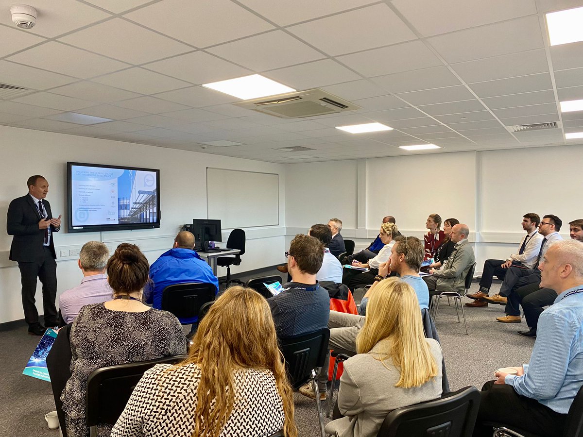 BWBusinessTrain's tweet photo. Talks underway by our Principal &amp; CEO Andy Berry and our guest employer Oliver Pyle-Santini from Copper Dot Digital at the Business Solutions Breakfast   

#LoveOurColleges #CollegesWeek #GetInGofurther #BusinesswithBTC https://t.co/xPHS5PAWMk