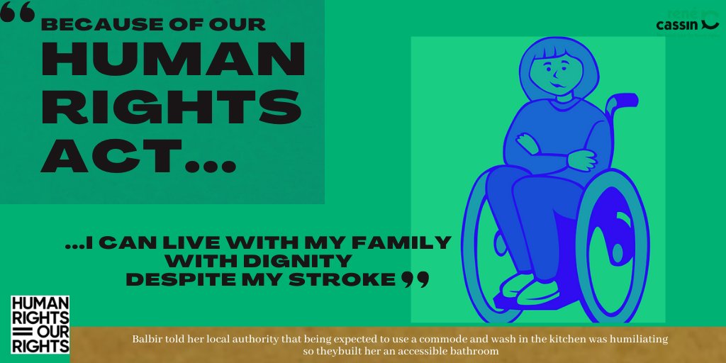 Rene_Cassin's tweet photo. Changing a council's decision to be able to live with dignity. Surely a good reason for keeping our #HumanRightsAct as it is @DominicRaab ? #HumanRightsOurRights #WhyOurHumanRightsActMatters #StoptheRightsRaid https://t.co/9TfNDWTTbB