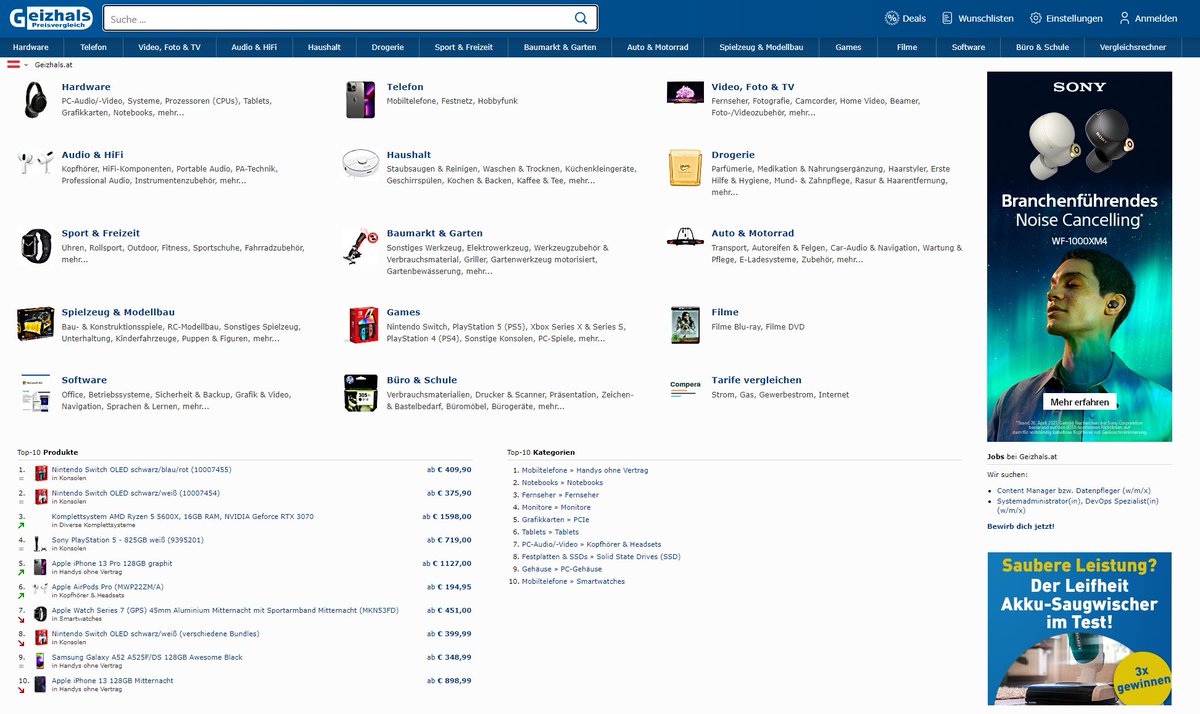 Wir haben unsere Navigation komplett überarbeitet 👀Natürlich könnten wir nun etliche Highlights aufzählen, aber am besten ihr überzeugt euch selbst -> gh.at | gh.de