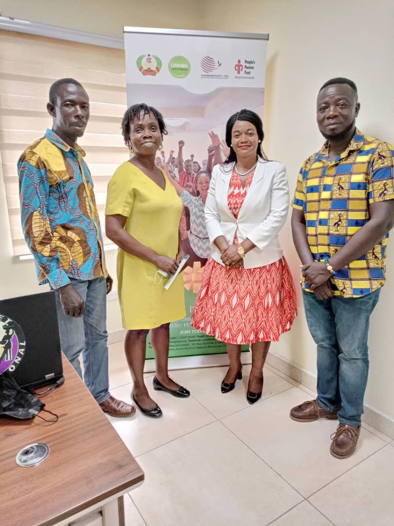 Streetnet1's tweet photo. Yesterday, our organizer for West and Central Africa Evelyn Benjamin-Sampson went on a field visit to our affiliate @UniwaG ✊ A great reunion to strengthen our work and collaboration! https://t.co/BR2F18IRTk
