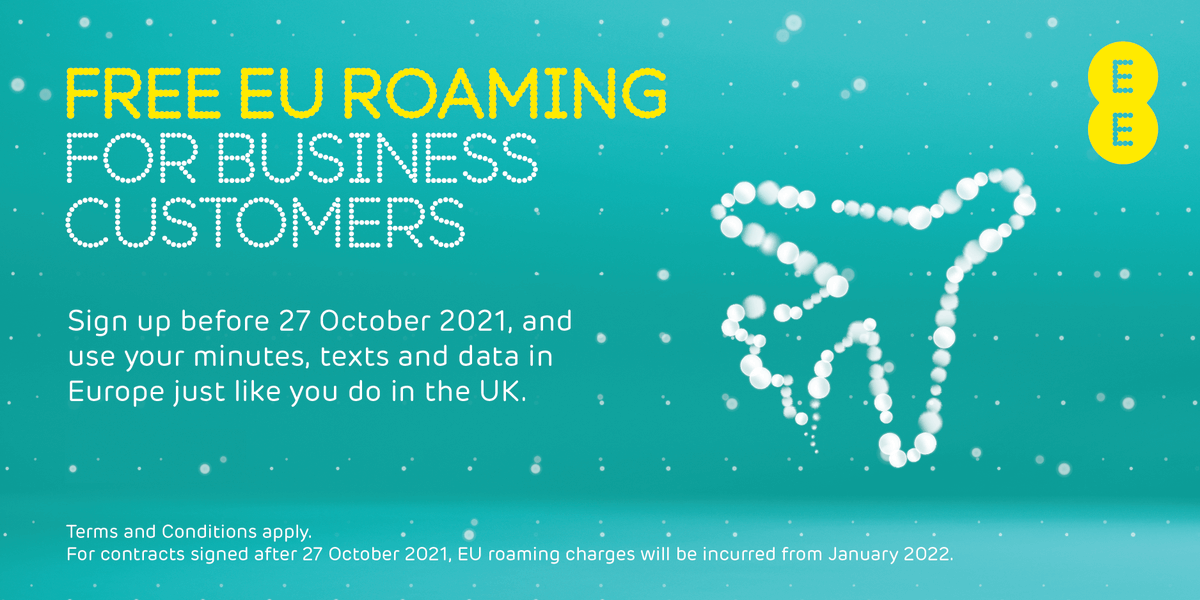 📣📣 Sign up before the 27th of October to take advantage of this fantastic offer. 

Simply 📞 Global phones today on 01905 774545 

#EUroaming #businessphones #EE #WorcestershireHour