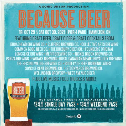 You can find us at <a href="/BecauseBeerCA/">Because Beer</a> next weekend!