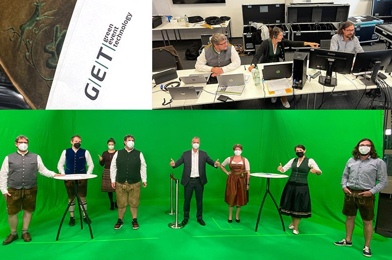Green_Event_Tec's tweet photo. Gaudi für Gutes in allen Räumen!

Airbus Defence and Space CEO Michael Schoellhorn beim Supplier Event mit unseren Technikern in der VLE-Greenbox.  Weitere 8 Hendl und Mass, also 198,40 Euro Spendensumme an die DKMS. 
#imoktoberfestspenden https://t.co/isgmh3ARpI