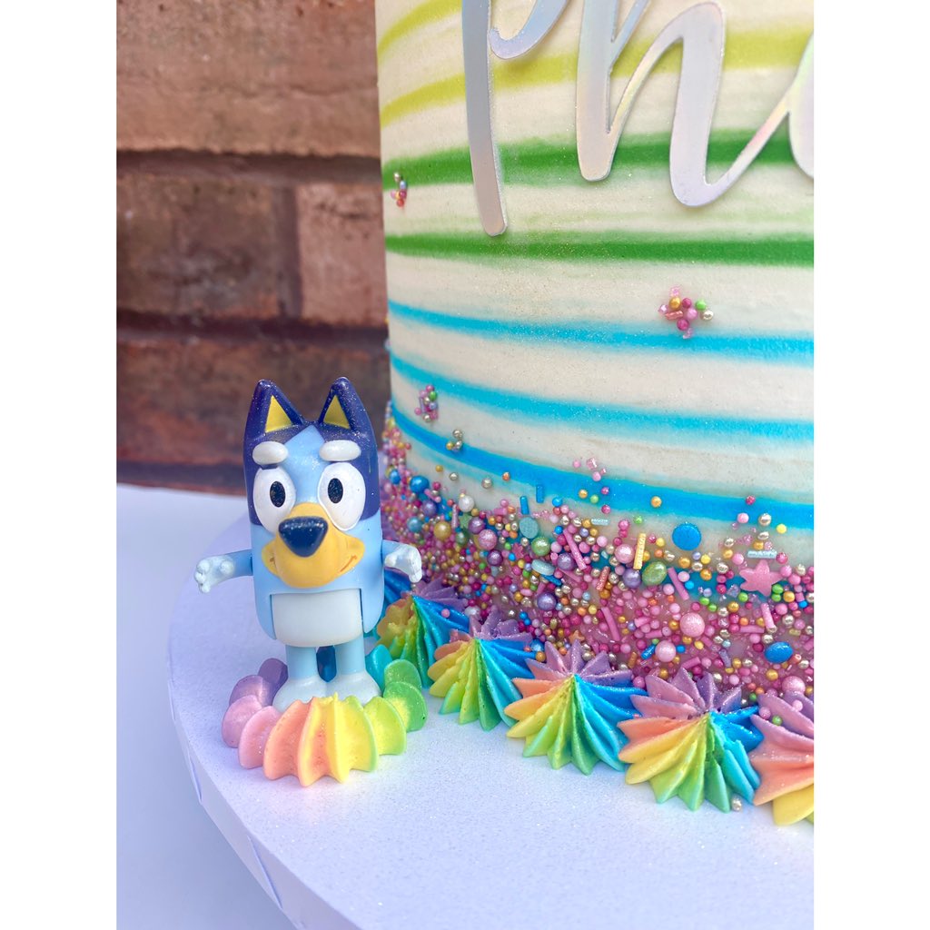 ohmygourmet's tweet photo. Rainbow cakes never get boring🌈#thegourmetcakeryco #thegourmetcakery #cake #cakes #birthday #birthdaycake #rainbow #rainbowcake #rainbowcakes #bakery #cakery #bolton #boltoncakes #boostingbolton #manchester #manchestercakes #caketopper #smallbusiness #bluey #blueycake https://t.co/JMi9Ys8WrK