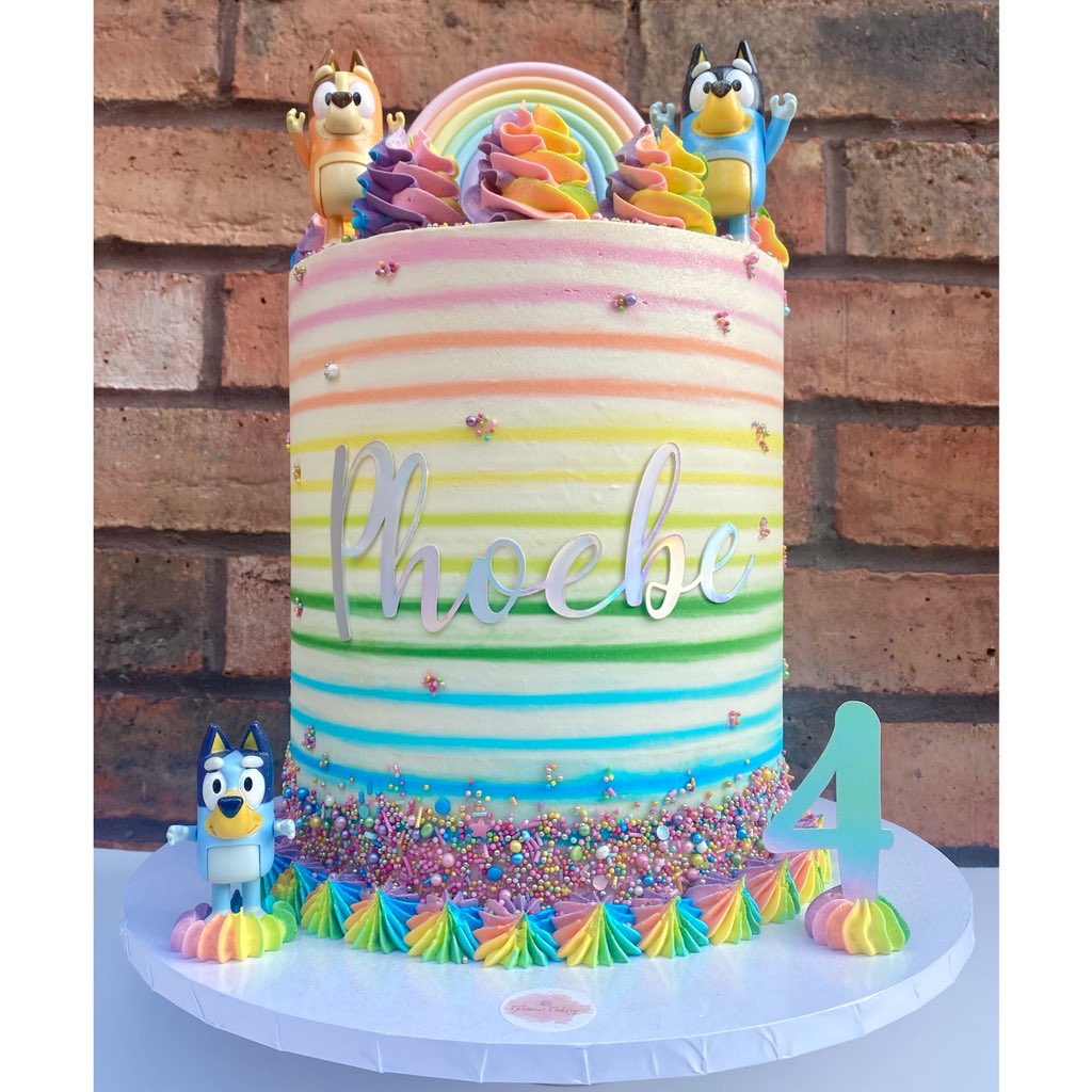 ohmygourmet's tweet photo. Rainbow cakes never get boring🌈#thegourmetcakeryco #thegourmetcakery #cake #cakes #birthday #birthdaycake #rainbow #rainbowcake #rainbowcakes #bakery #cakery #bolton #boltoncakes #boostingbolton #manchester #manchestercakes #caketopper #smallbusiness #bluey #blueycake https://t.co/JMi9Ys8WrK