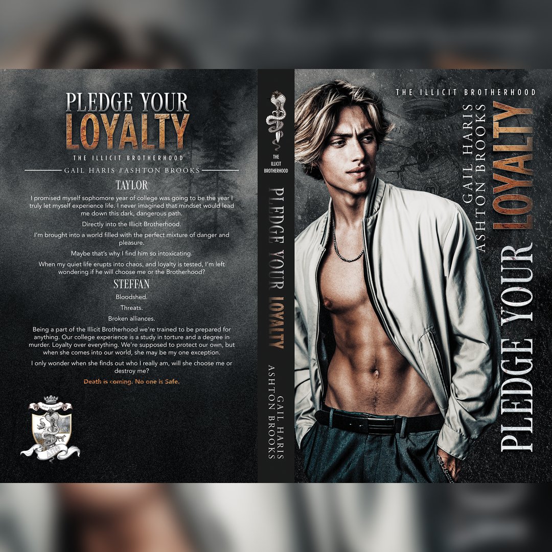 MeganLovesToRe1's tweet photo. PLEDGE YOUR LOYALTY - COVER REVEAL
#PledgeYourLoyalty @brooksauthor @gailharis
#PYLCoverReveal #AMBrooks #GailHaris
#NewAdult #IllicitBrotherhoodSeries
Releasing 3.8.22
#SU https://t.co/IRYGfey6RB 
#WinMeFB https://t.co/KU0dyS6DXW
https://t.co/m2H82JdHs4
Hosted @TheNextStepPR https://t.co/bRenZjVJam