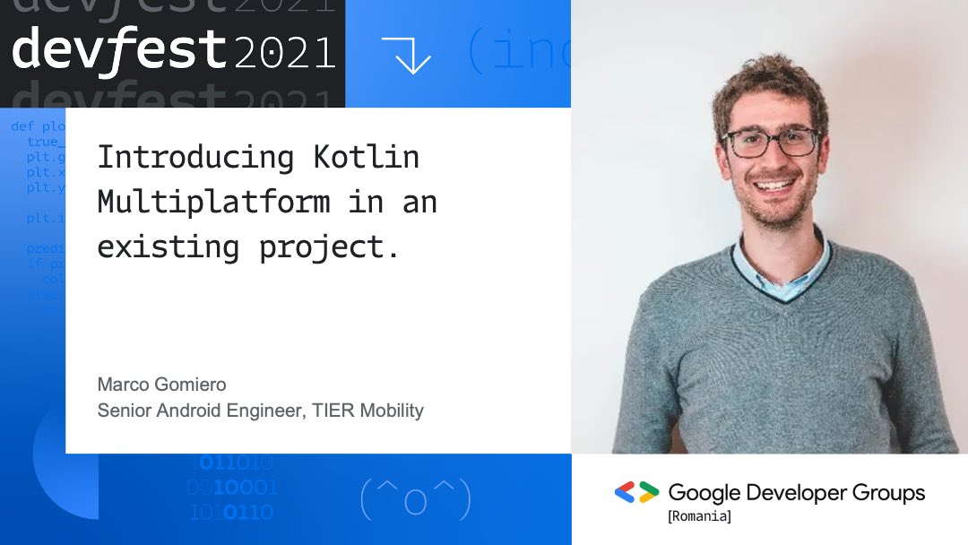 Do you want to merge your platforms and reuse as much code as possible? Join <a href="/marcoGomier/">Marco Gomiero</a> at #DevFest2021!