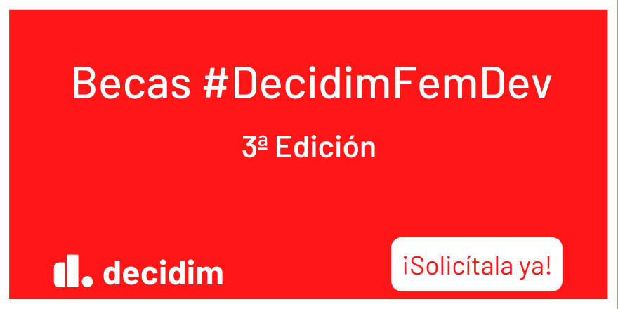 DigitalFems's tweet image. 💥El programa ofrece
✅Acompañamiento en el conocimiento del framework de Decidim.org (#RoR)
✅12 semanas Tech Mentorship para apoyar tu aprendizaje
✅Compatible con trabajo
✅Beca 1.200€
⏩Pide la beca #DecidimFemDev aquí bit.ly/DecidimForm