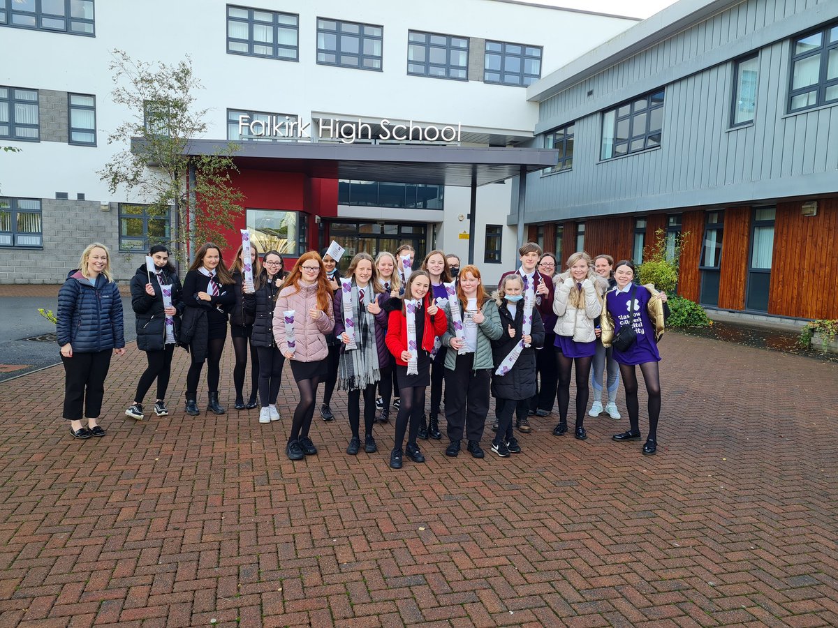 There and back again! We've been on a sponsored walk this morning along the canal to Falkirk Wheel. We're raising money for Glasgow Children's Hospital.  <a href="/GCH_Charity/">Glasgow Children's Hospital Charity</a>  #weareFHS