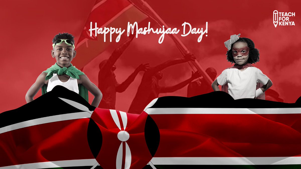 Teach4Kenya's tweet photo. Here at Teach For Kenya, we celebrate the efforts of all educators, mentors and innovators. You play a key role in shaping tomorrow's future leaders. 👏🏾

YOU are our everyday heroes. 

Happy #MashujaaDay to you!

#Qualityeducation #EducationforAll #Teachforkenya #Leadership https://t.co/vR9XYJNGC8