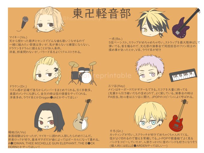 軽音楽のtwitterイラスト検索結果