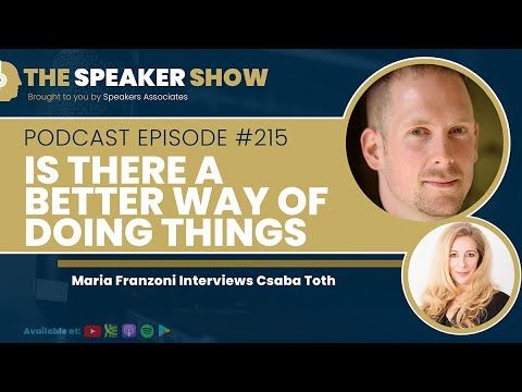 ICQ_GLOBAL's tweet photo. Is there a better way of doing things?

The Speaker Show Podcast - Host Maria Franzoni Interviews Csaba Toth | Episode 215 https://t.co/BoB64jOdvh

@SpeakerWorld 
#TheSpeakerShow #icqglobal #globaldisc #culture #Diversity https://t.co/ceivLHmax7