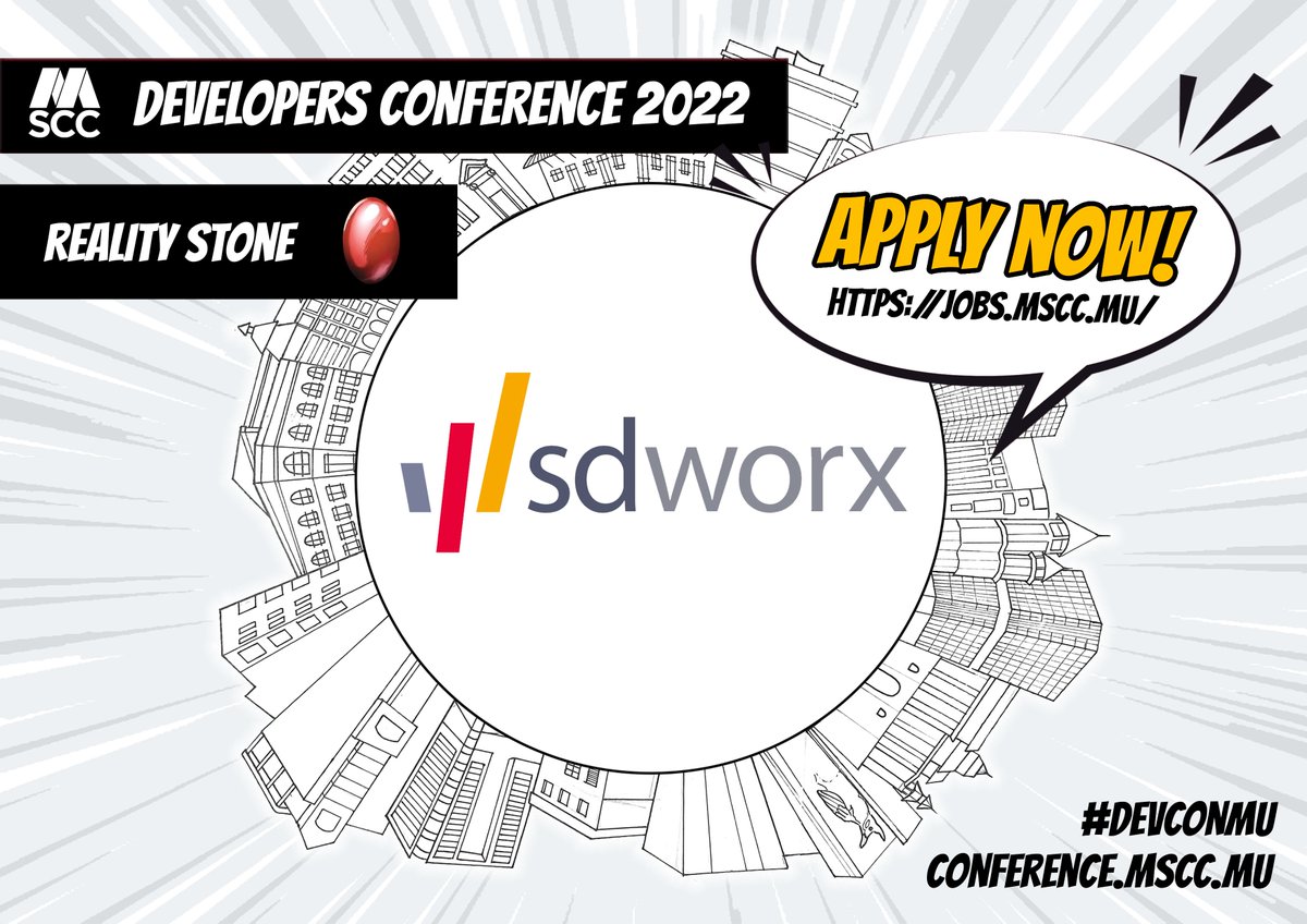 Shoutout to <a href="/SDWorxMau/">SD Worx Mauritius</a> one of our partners of the heart. They have a slide guys... and they are actively recruiting! If you are interested visit: jobs.mscc.mu

#devconmu #developers #conference #mauritius #jobsintech