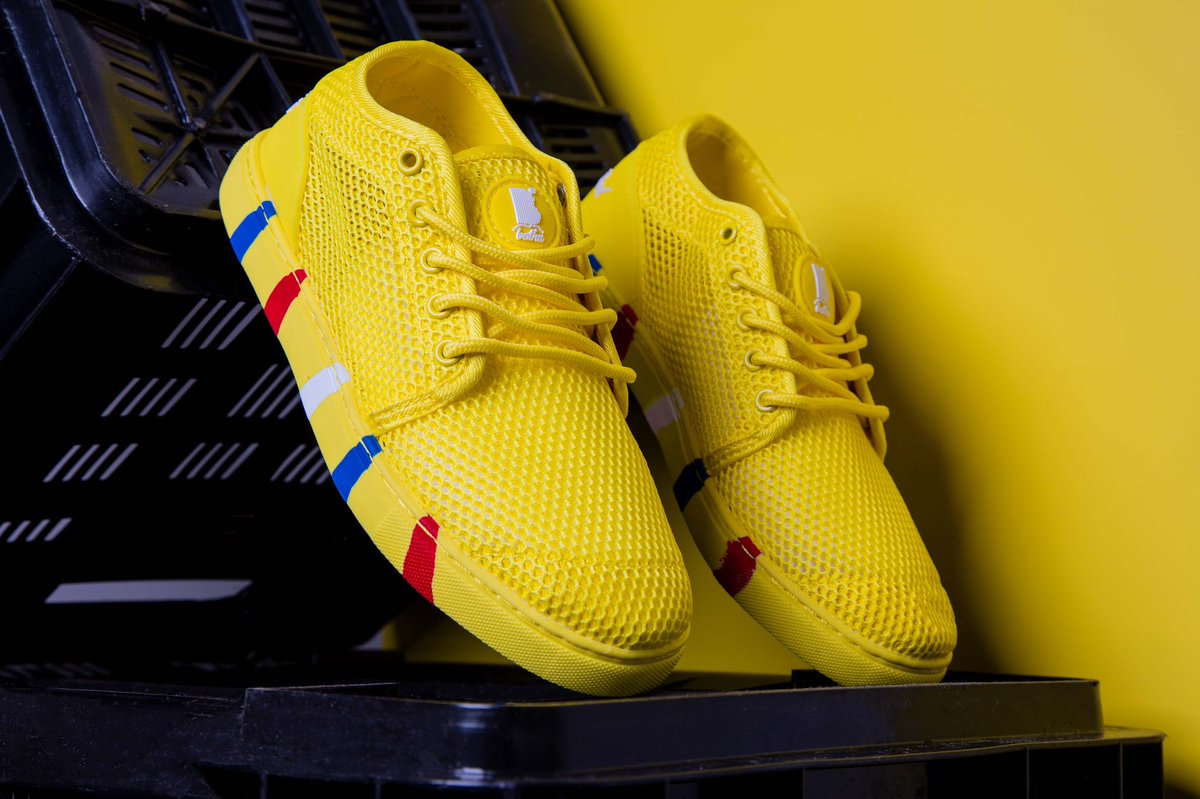 yellow bathu sneakers