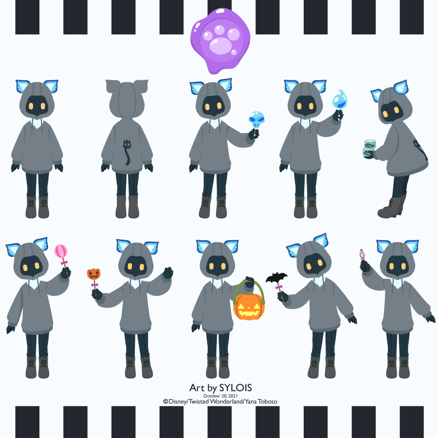 syloiss's tweet photo. Yuu in TWST Virtual Halloween Event 2021. 
A virtual event in the Cluster app, where the other Yuu meet each other. Such a fun experience to interact with Yuu(s) in NRC.
#スケアリーモンスターズ #ツイステハロウィーン #twistedwonderland #ツイステッドワンダーランド #ツイステ https://t.co/30oNUcuKyx