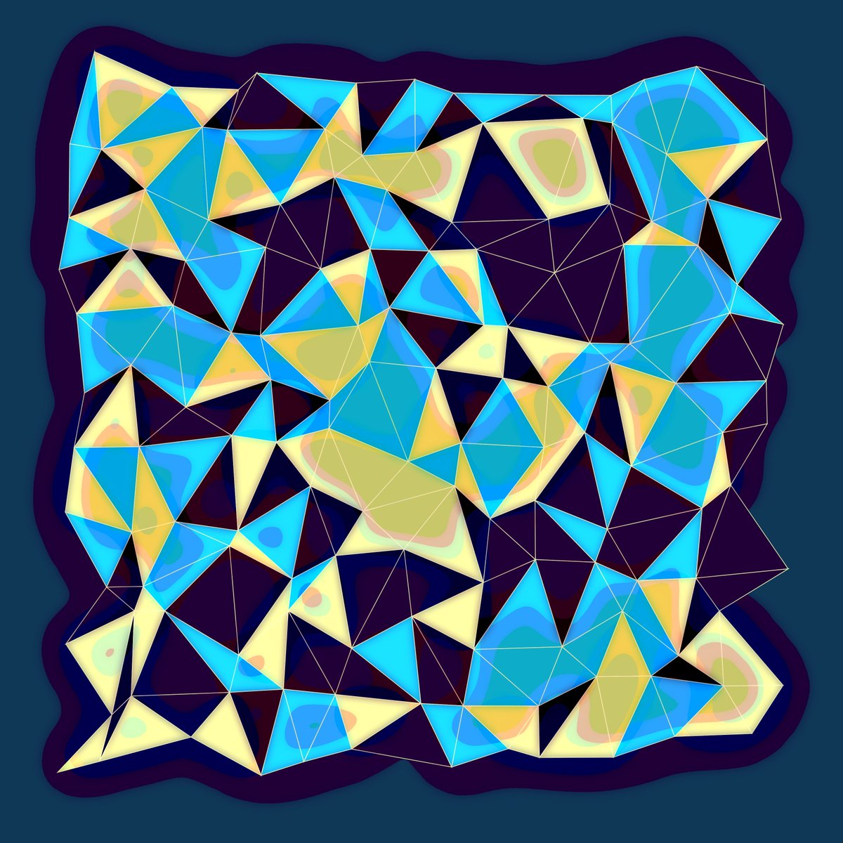 My latest work: 'Geometric Mosaic', combining different techniques.

foundation.app/@weave/~/100765

Auction starting at 0.1 Ξ

#nft #nftcollector #NFTCommmunity #generativeart