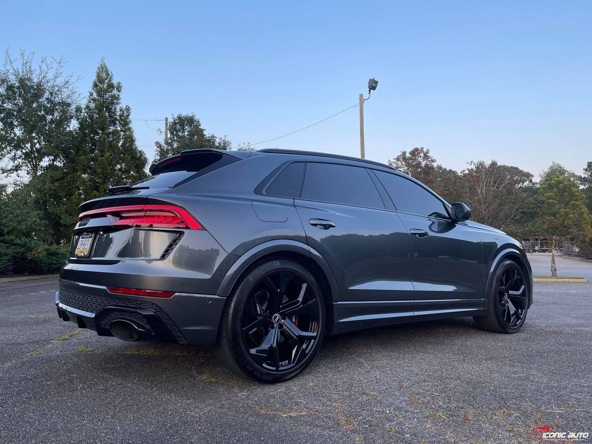 IconicAutoATL's tweet photo. All the way from Charlotte, NC to get the Iconic sauce! 
Performance 💨 :
- High flow race downpipes
- Stage 2 ECU tuning
-Window tint
-Factory wheels redone in gloss black

Tuning, performance, maintenance &amp; much more.
Dealer quality | Cost effective repairs
☎️678-541-5244☎️ https://t.co/PmbA62B6R2