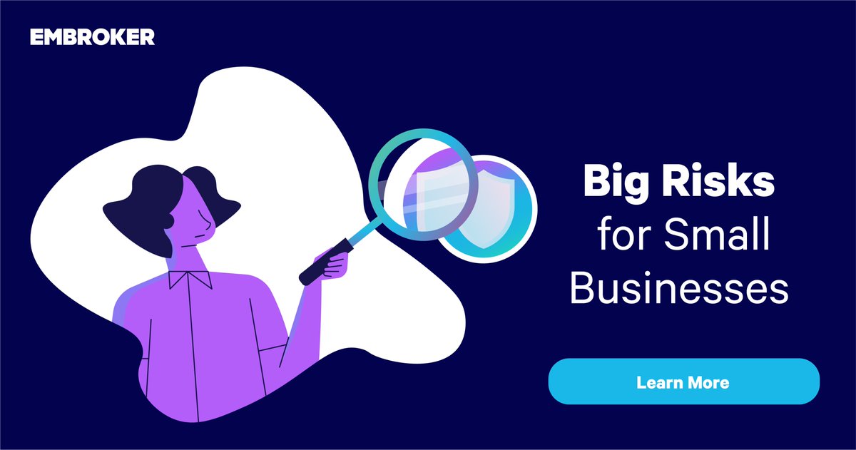 Our team at <a href="/Embroker/">EMBROKER</a> recently surveyed over 500 CEOs and tech founders to find out one thing: Are they prepared for emerging, modern risks? The answer? Definitely not, but they can be. Read the full report to find out why: bit.ly/2ZabkCd