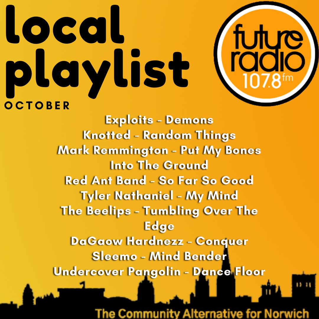 We're well into October and that means a new selection of local music for you to enjoy. Here are some Norfolk-based artists that have been continuing to create musical masterpieces. 🎶 
open.spotify.com/playlist/6NXpq…