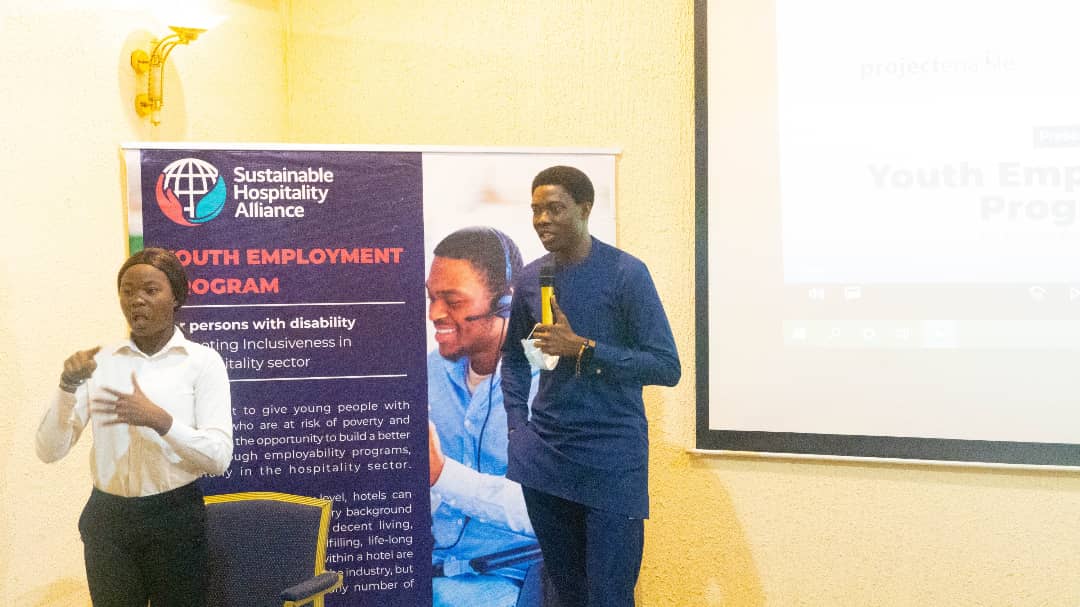 Project_Enable's tweet photo. job opportunities being offered through our partners.
A specials thanks to the Guests present at the event.
Also, in the month of November, the next cohort will kick off in a grand style.
#youthemploymentprogram #sustainablehospitalityalliance #projectenable https://t.co/1zIiVS2iJk