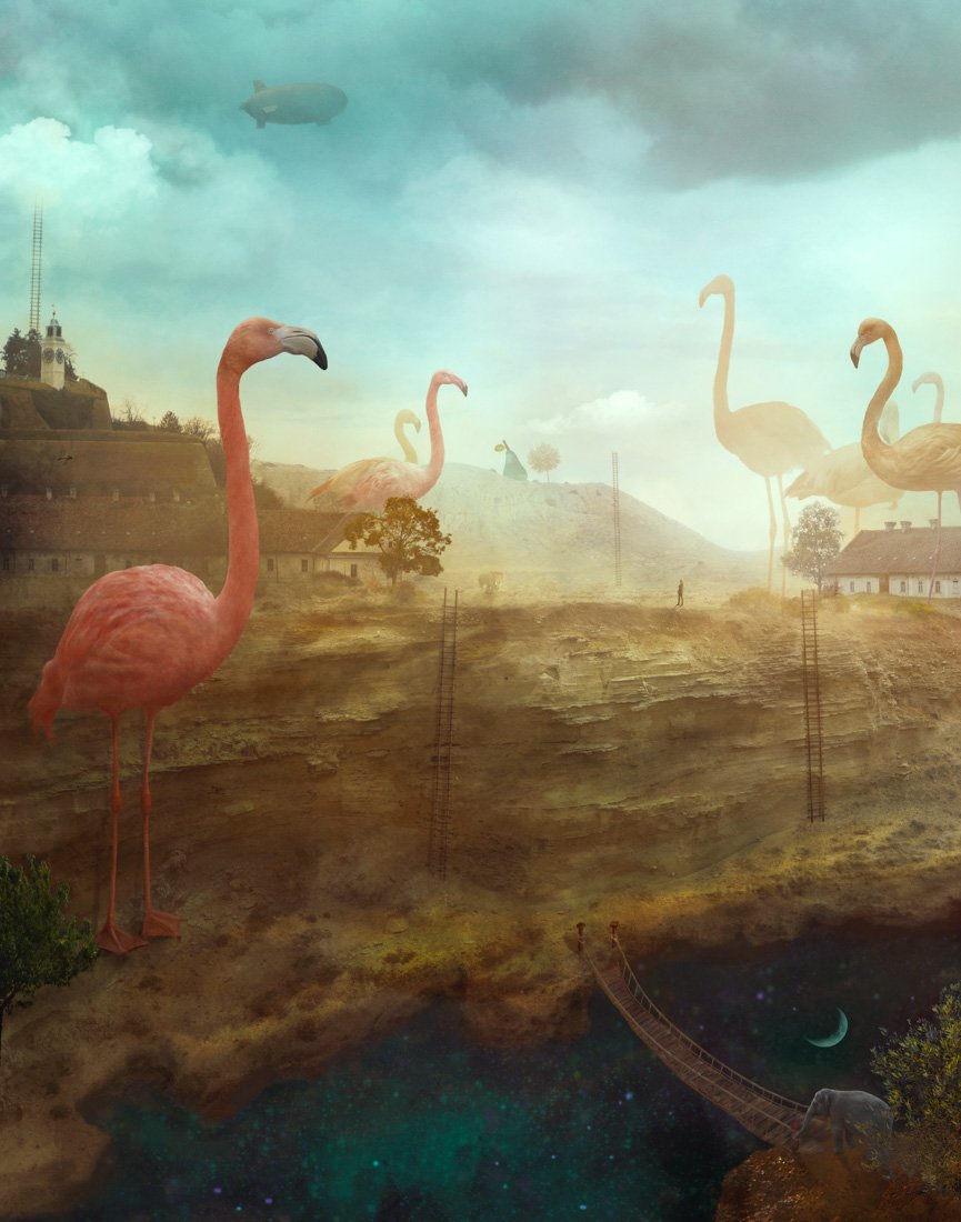 Sometimes  it is necessary getting on the high ground, where the view is more clear...

Which one you do you prefer?