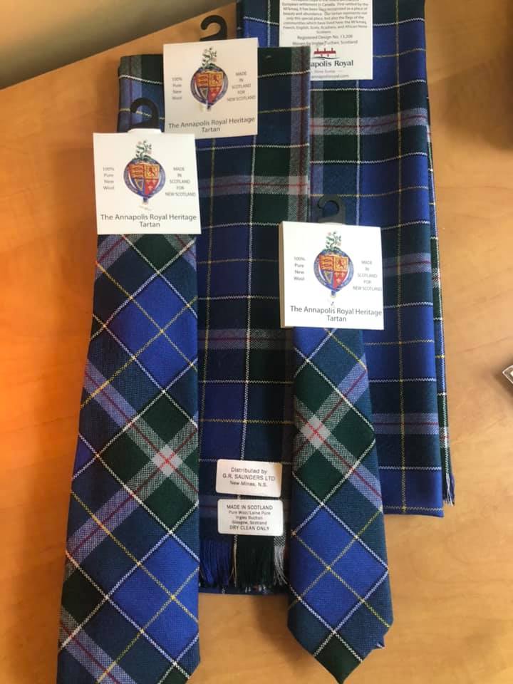 We now carry The Annapolis Royal Heritage tartan ties, scarves, &amp; bow ties.  An absolute beautiful tartan