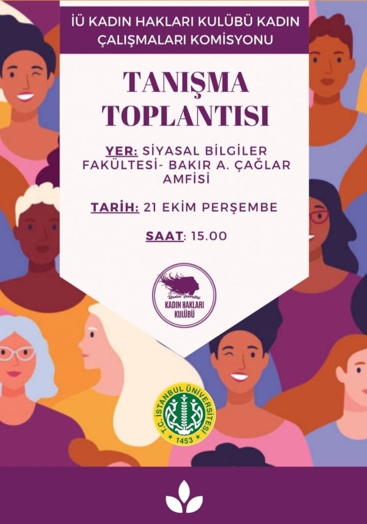 Dayanışmanın ağlarını birlikte güçlendirelim!
Tanışma toplantısına sizi de  bekliyoruz.
⏰21 Ekim Perşembe (Yarın)
Saat:15.00
📍Siyasal Bilgiler Fakültesi Bakır Çağlar Amfisi