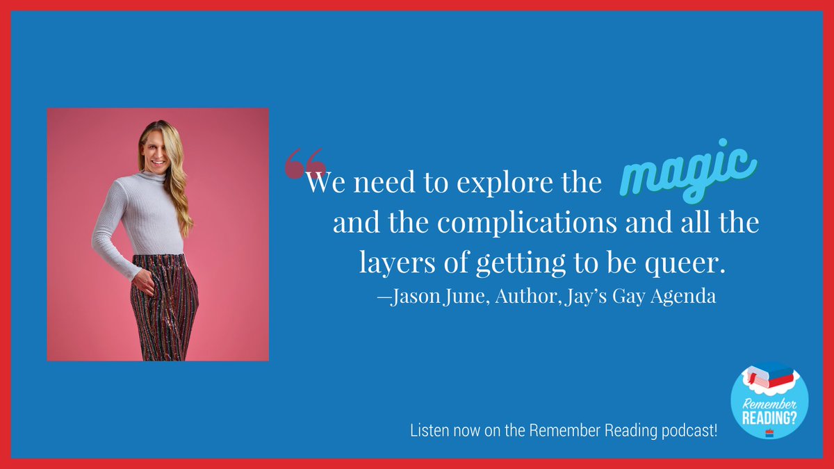 readingpod's tweet photo. On this episode of #RememberReading, @HeyJasonJune celebrates all the layers of being queer 🌈
Listen to this #Simonvs-themed episode now! https://t.co/yN39ZAsCKc https://t.co/yaExBfnbb6