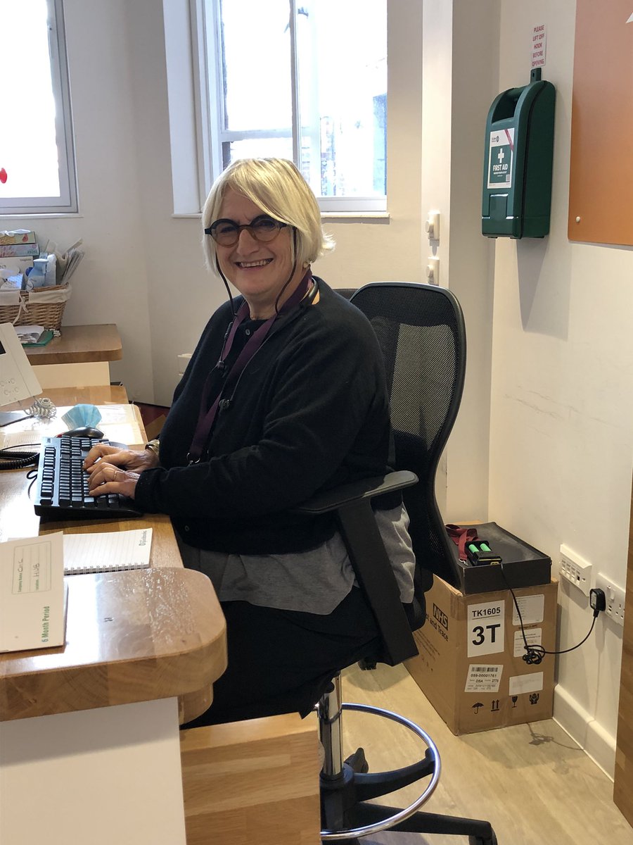 gordonCardinalH's tweet photo. Good afternoon folks!  They’re baaaack! Yes, joyous news, 3 of our fabulous volunteers are back @CardinalHumeCHC 🥳. My how we have missed Carmen, Paul and Anne. This gang work in the Hub reception greeting and helping our clients. As you can see their smiles are 2nd to none. 😃 https://t.co/Y4NblenKnY