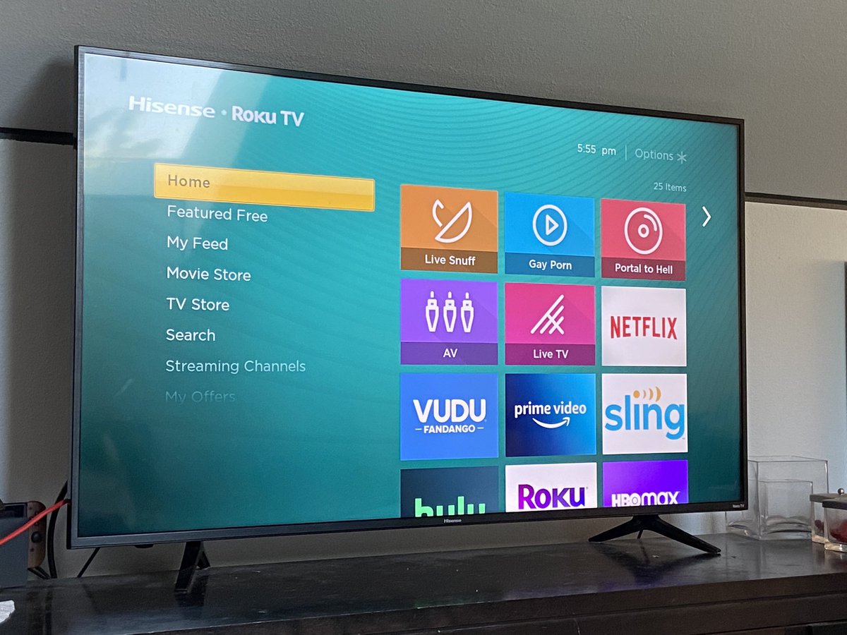 Spockzillla's tweet photo. When I learned I could name the HDMI ports. https://t.co/nT9pRNOFAq