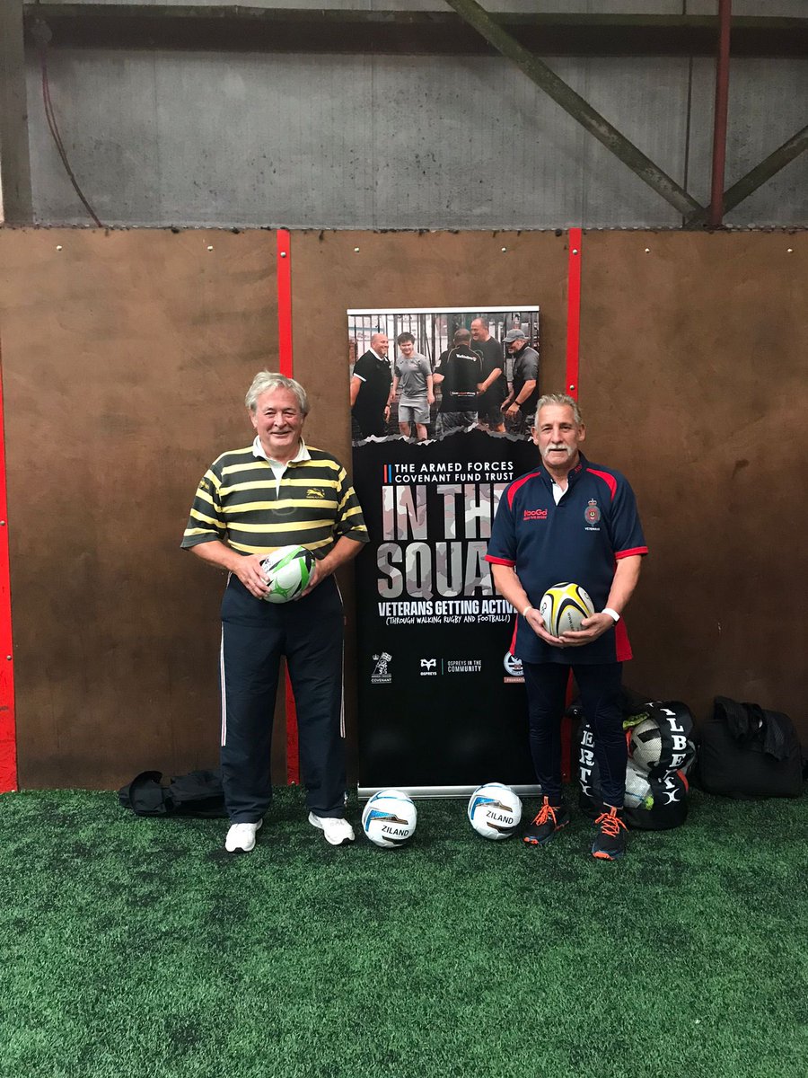 Ospreys in the Community (@communityosprey) on Twitter photo Veterans getting active through walking rugby at our ‘In The Squad’ session today with <a href="/SwansFdn/">Swansea City AFC Foundation</a>
Join us for our weekly walking rugby & football sessions 🏉⚽️
Wednesdays
⏰2-3pm
📍 <a href="/MVsportscomplex/">MeadowViewSports</a>
Thursdays
⏰1:30-2:30pm
📍<a href="/HubVernon/">Vernon Place Community Hub</a>
#MoreThanRugby Veterans getting active through walking rugby at our ‘In The Squad’ session today with <a href="/SwansFdn/">Swansea City AFC Foundation</a>
Join us for our weekly walking rugby & football sessions 🏉⚽️
Wednesdays
⏰2-3pm
📍 <a href="/MVsportscomplex/">MeadowViewSports</a>
Thursdays
⏰1:30-2:30pm
📍<a href="/HubVernon/">Vernon Place Community Hub</a>
#MoreThanRugby