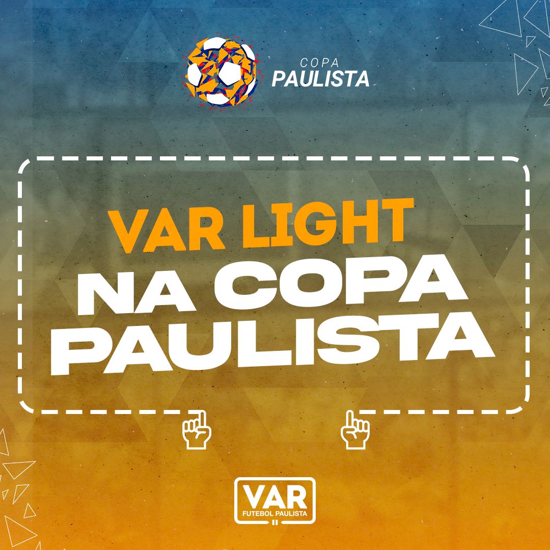 Paulistao's tweet photo. FPF inova e realizará o primeiro experimento de VAR Light no Brasil com a Copa Paulista!
Este é um projeto que a @FPF_Oficial vem encabeçando nos últimos meses, visando oferecer ao maior número de competições a possibilidade do uso do árbitro de vídeo.
#CopaPaulista #VARLight https://t.co/0apNBOes7O