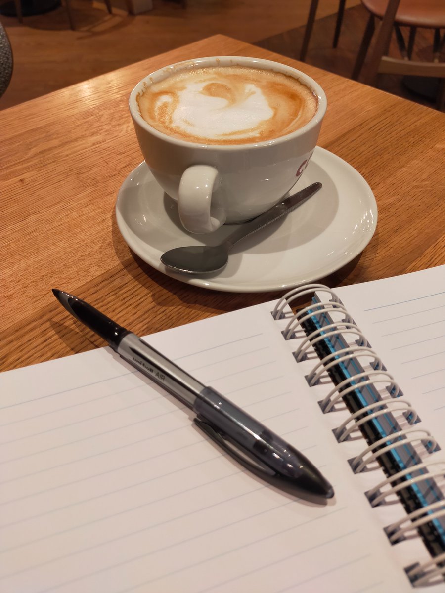BeanRevd's tweet image. New journal - and not my normal coffee shop. Sometimes loitering in coffee shops is chaplaincy...

But sometimes, like today, coffee shop journalling is a way of prayerfully processing the events of the day. Just taking time out.

#YouCannotPourFromAnEmptyCup