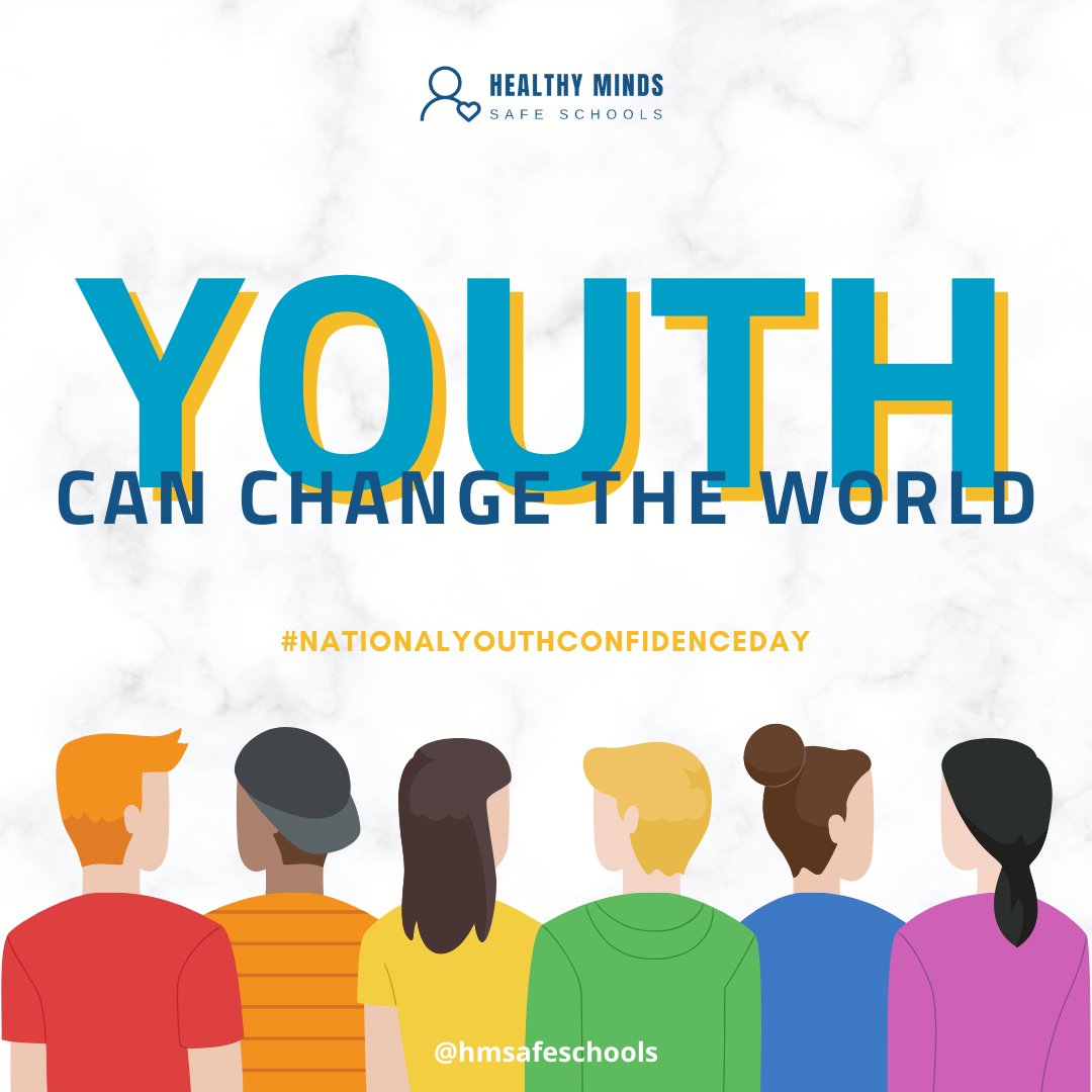 HMSafeSchools's tweet photo. It's #NationalYouthConfidenceDay!
We strive to help children emotionally & behaviorally which helps increases their confidence. When students have more confidence, they are less likely to suffer from mental health problems. How do you promote confidence with your youth? #HMSS https://t.co/ao7pelPLpv