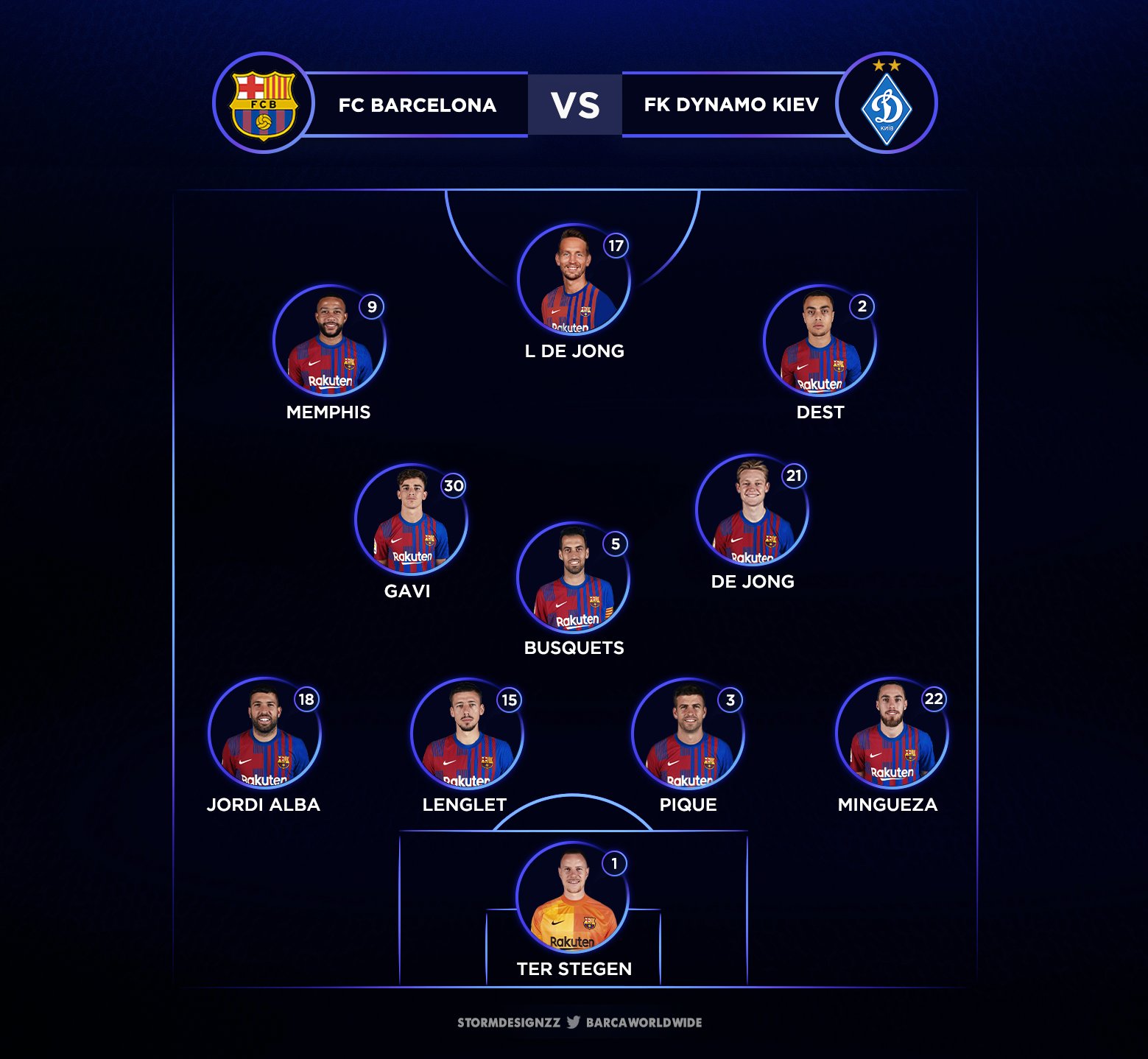 Fc barcelona 2024 line up