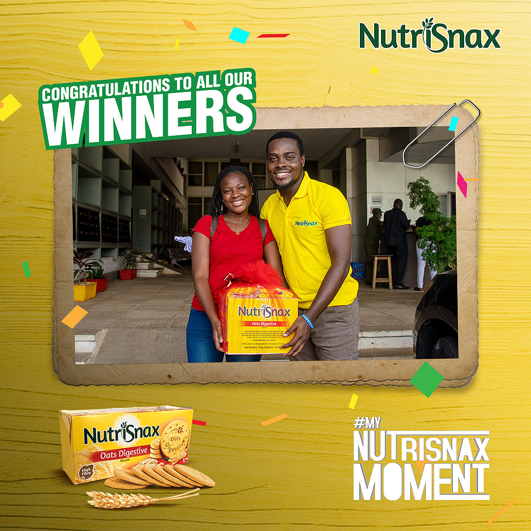 It’s a WIN WIN season!!! Join other winners of #MyNutriSnaxMoment . Capture a photo or video of yourself enjoying NutriSnax. Be sure to show the NutriSnax box,Add a cool caption to tell us how tasty and good NutriSnax. Add the hashtag #MyNutriSnaxMoment &amp; tag us.