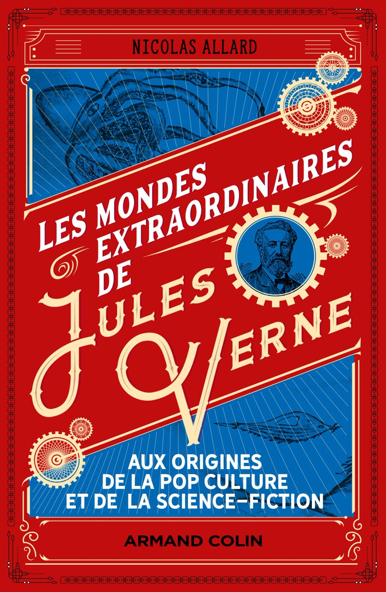 Ce 20 octobre sort mon nouvel essai : "Les mondes extraordinaires de Jules Verne" (<a href="/ArmandColin/">Ar</a>). Un voyage au centre du très riche héritage culturel de Jules Verne, un auteur qui par son influence majeure sur le monde des arts, est devenu le père de la pop culture !