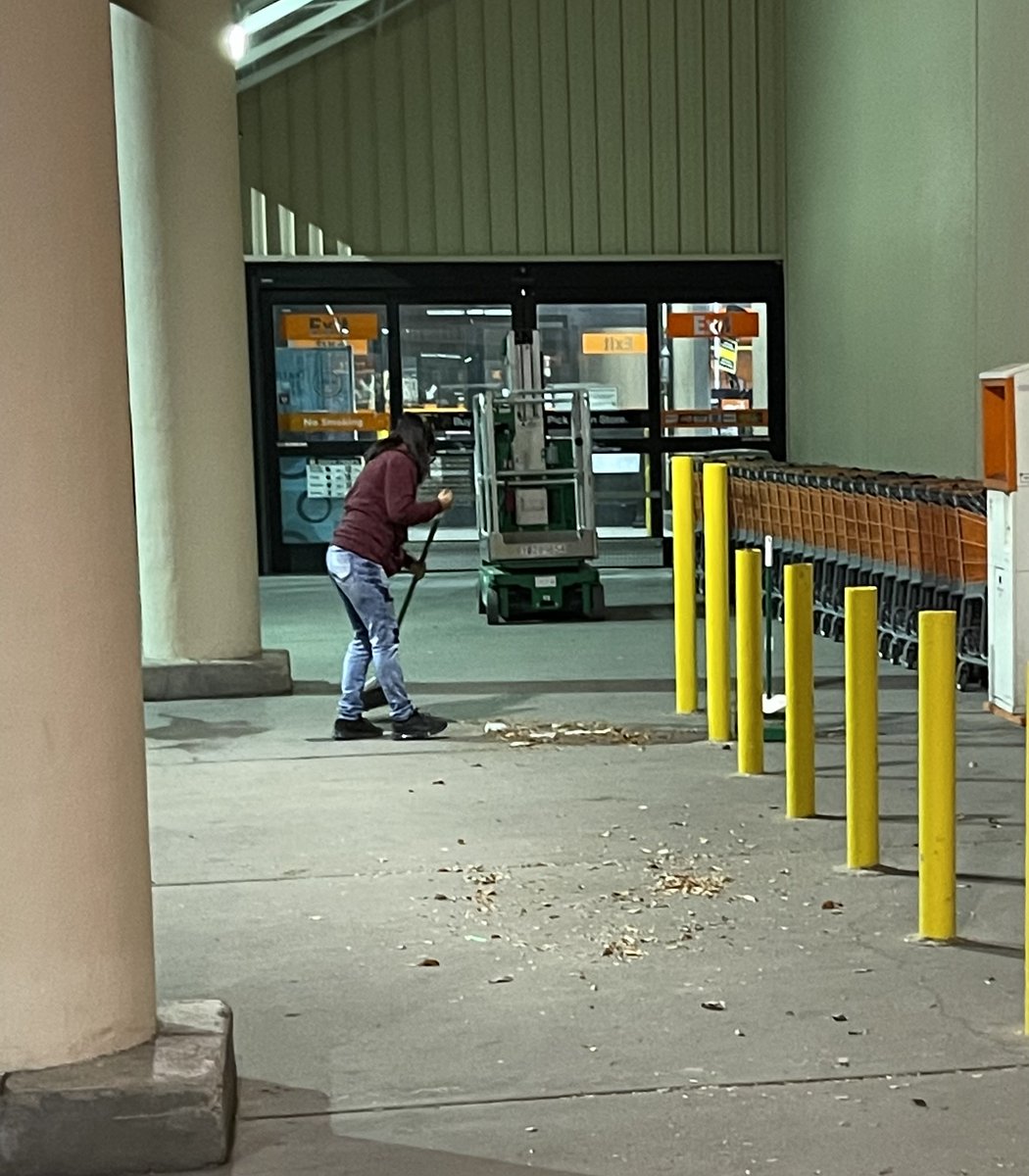 Our janitor’s don’t get a lot of praise but Maria takes the cake. In my 22 years in retail few have impressed me so quickly. The first day I met her she came in to hard open on a Monday and grabbed a broom and dustpan to cleanup leaves before grills were put out. Welcome to 1504!