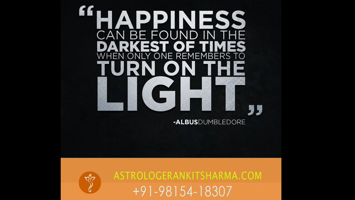 AstrologerAnkit's tweet image. "Happiness can be found in the darkest of times when only one remembers to turn on the light."
Astrologer Ankit Sharma Ji
Direct Call/WhatsApp: +91-98154-18307
Call/WhatsApp (UK): +44-7452-214792
#Life #Lifequote #Lifeproblemsolution #AstrologerAnkitSharma