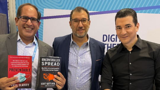vikbakhru's tweet photo. Yesterday at #HLTH2021 I spent a few minutes discussing the future of #Medicaid with two of the most inspiring figures in healthcare.
Thanks so much for all you’re doing for our nation’s health @ASlavitt and @ScottGottliebMD!
#Preventable #UncontrolledSpread @MedicaidGov https://t.co/rWD6Tprl4U